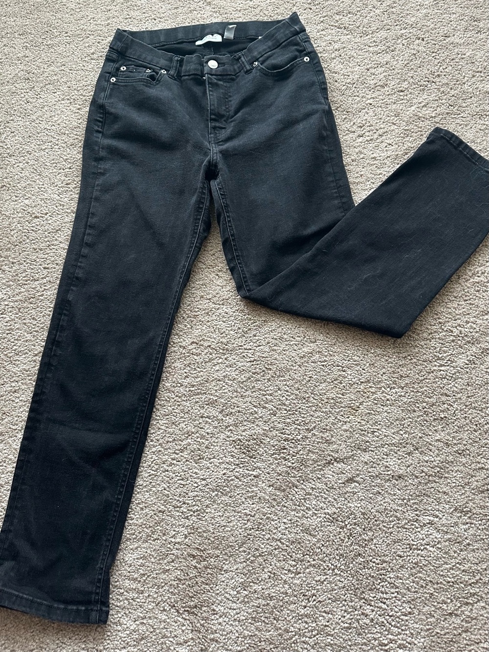 Denim&Co Black Straight Leg Women’s Jeans